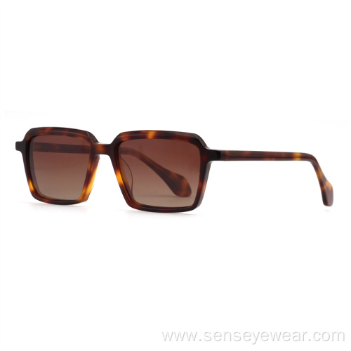 Bevel Acetate Polarized Shades Sunglasses For Men